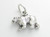 Bear sterling silver charm .925 x 1 Bears charms image 6