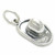 Ten Gallon Hat sterling silver charm .925 x 1 Cowboy Hats charms