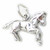 Horse sterling silver charm .925 x 1 Horses Equine charms A1