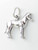 Pony Horse sterling silver charm .925 x 1 Ponies Ponys Horses charms image 6