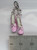 Pink shoes sterling silver enamel charm with clip link .925 THG80058 side view