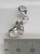 Ice Skate sterling silver clip charm .925 Skating charms THG80072 detail