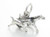 Horse with Foal sterling silver charm .925 x 1 Horses charms additional view
