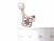 Butterfly sterling silver charm .925 x 1 Butterflies charms MS54-983-273