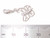 Butterfly sterling silver charm .925 Butterflies charms MS54-983-273 size example