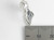 Kiwi bird sterling silver charm .925 Kiwis Birds charms size example