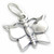 Butterfly sterling silver charm .925 x 1 Butterflies Butterflys charms