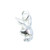 Bunny Rabbit sterling silver charm .925 x 1 Rabbits charms