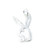 Bunny Rabbit sterling silver charm .925 Rabbits charms A
