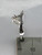 Hummingbird sterling silver 2D charm Humming Bird .925 birds charms side view