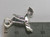 Hummingbird sterling silver 2D charm Humming Bird .925 birds charms size example