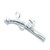 Pistol Gun sterling silver charm .925 Guns and Pistols charms