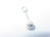 Babys Rattle sterling silver charm .925 Babies Rattles charms detail