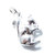 Squirrel sterling silver charm .925 Squirrels charms D