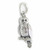Spotted Owl sterling silver charm .925 Owls charms