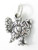 Turkey sterling silver charm .925 Christmas Thanks Giving Turkeys additional view