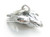 Peregrine Falcon sterling silver charm .925 Peregrin Falcons charms alternate view