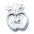 Apple sterling silver charm .925 x 1 Fruit and Apples charms