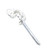 Cutlass sterling silver charm .925 x 1 Weapons & Swords charms