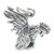Gamecock bird sterling silver charm .925 Game Cock birds charms