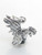 Gamecock bird sterling silver charm .925 Game Cock birds charms alternate view