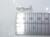 Aquarius SMALL sterling silver charm .925 Zodiac charms size example