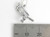 Cardinal Bird sterling silver charm .925 Cardinals Birds charms A1 side view