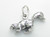 Skunk sterling silver charm .925 stinking skunks charms alternate view