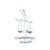 Libra SMALL sterling silver charm .925 Zodiac charms