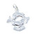 Pisces Fish SMALL sterling silver charm .925 x 1 Zodiac charms