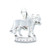 Taurus the Bull SMALL sterling silver charm .925 x 1 Zodiac charms