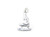 Virgo SMALL sterling silver charm .925 Zodiac charms additional view