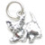 Kitten Cat sterling silver charm .925 Playful Cats kittens charms