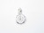 Yorkshire Rose SMALL sterling silver charm .925 York Roses charms additional view