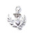 Thistle sterling silver charm .925 Thistles & Scottish charms