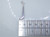 Hurley stick sterling silver charm pendant .925 Hurling charms side view