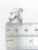 Poodle sterling silver charm .925 x 1 Poodles Dog Dogs charms A detail