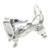 Dachshund Dog sterling silver charm .925 Daxund Sausage dogs charms