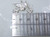 Motorbike Scrambler sterling silver charm pendant .925 Motorsports side view