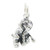 Cocker Spaniel dog sterling silver charm .925 x 1 Spaniels dogs Spanial