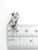 Puppy Dog with newspaper in mouth sterling silver charm .925 Dogs side view