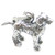Labrador Retriever Dog sterling silver charm .925 Labs dogs charms