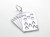 Playing Cards sterling silver charm .925 Poker Whist Bridge Card Games A1 additional view