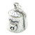 Fez Tarboosh Shriners hat sterling silver charm .925 Fes Hats charms