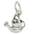 Watering can sterling silver charm .925 Gardening Water charms A