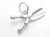Pruning Shears sterling silver charm .925 Gardening Tools charms additional view
