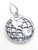 Earth sterling silver charm .925 World Planets charms additional view