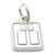 Weighing Scales sterling silver charm .925 x1 Weights Watchers of Weight