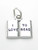 I Love to Read sterling silver charm .925 Reading Books Book charms additional view