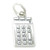 Calculator sterling silver charm .925 x 1 Calculators Calculater charms